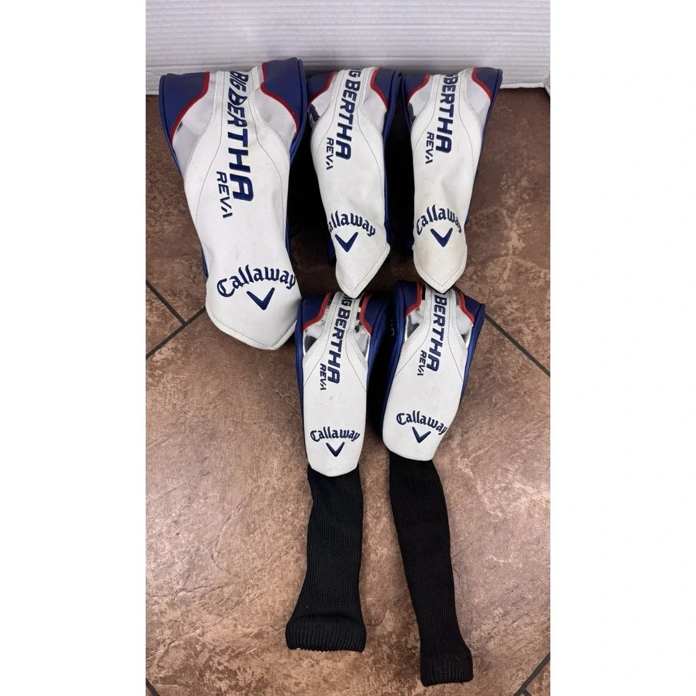 Callaway Big Bertha Reva Driver, 3 &5 Hybrid Head Covers 2 Hybrid Head